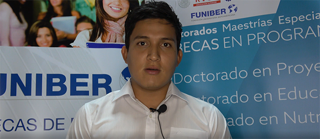 Estudante Jairo Josué Ariopaja destaca as principais vantagens de seu programa de estudos pelo SENESCYT