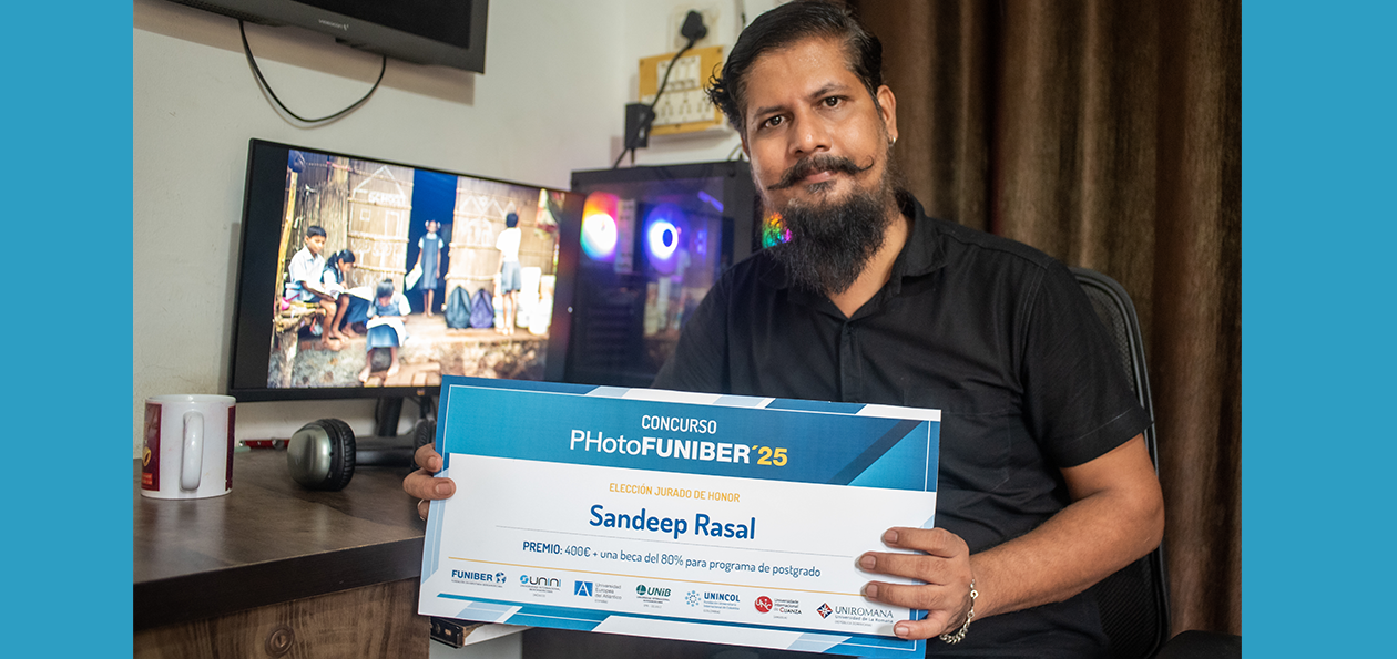 Entrevista com o vencedor do concurso PHotoFUNIBER’25: Sandeep Rasal